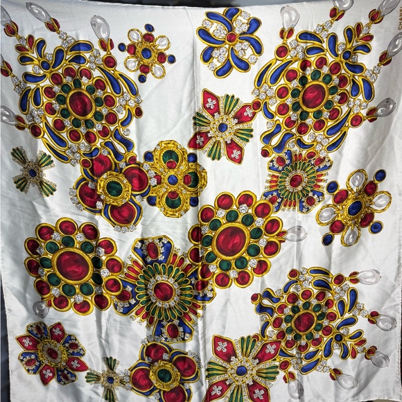 CHANEL SILK SCARF